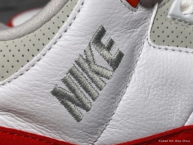 Kicked Out Shoe Store University Tinker 3 White Air Red Jordan Retro CJ0939-100 0801